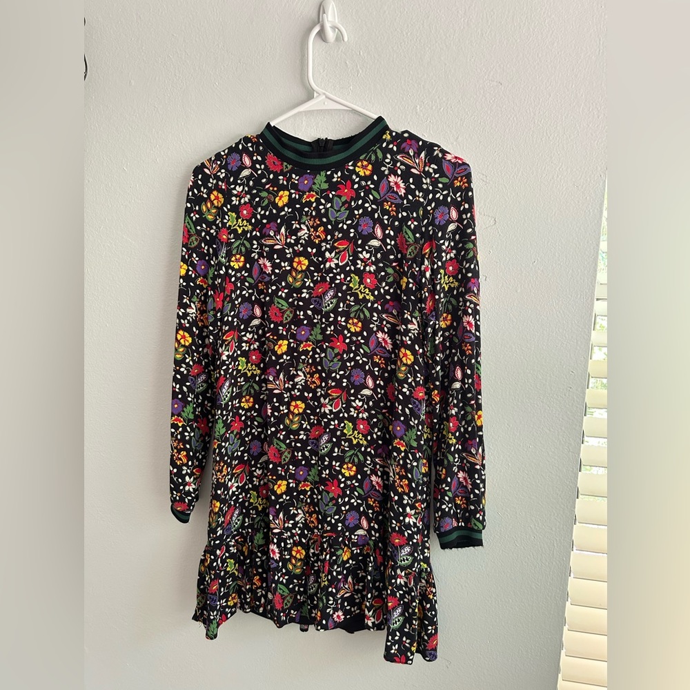 Zara Collection Women Mini Dress Small Size Floral Dress